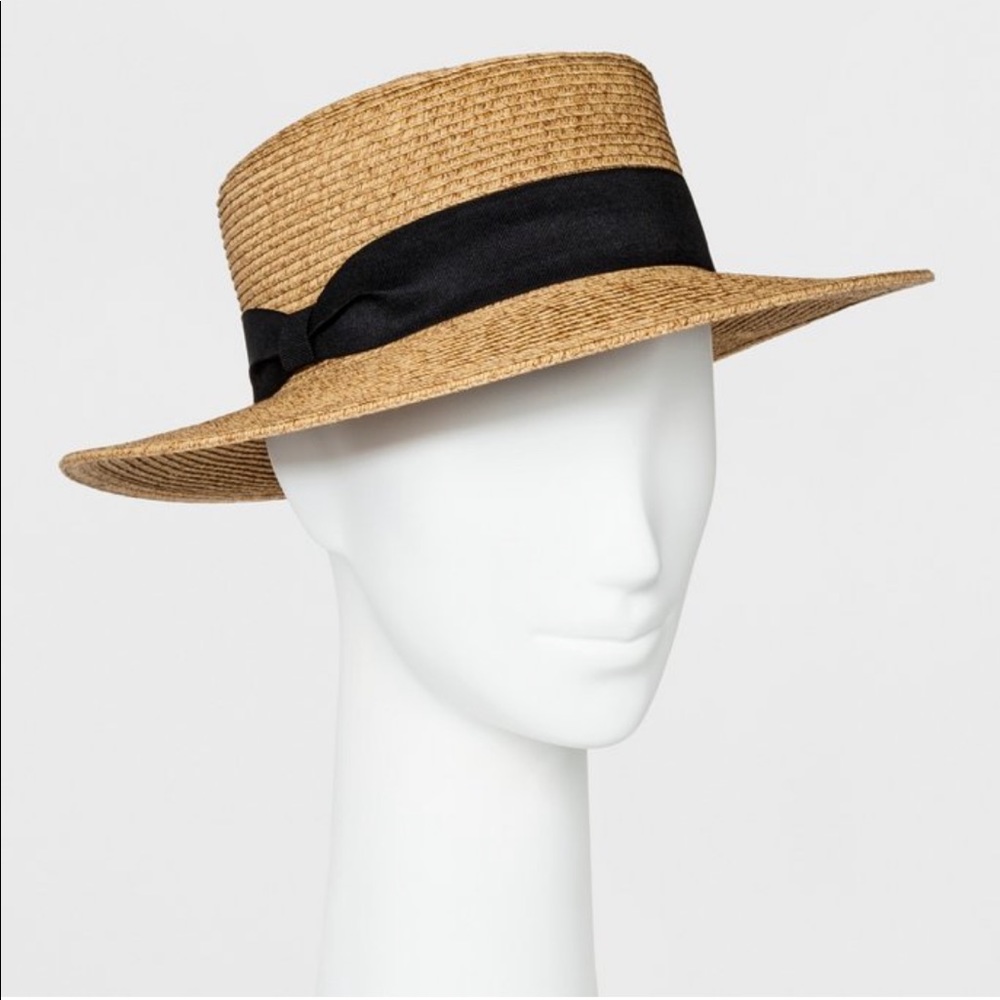 Womens Packable Boater Hat